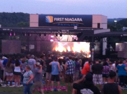 The view from the lawn at First Niagara Pavilion for Zac Brown Band 