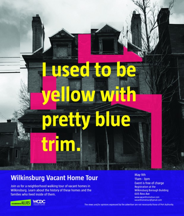 Poster for the 2015 Vacant Home Tour