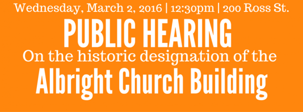 Albright-Public-Hearing