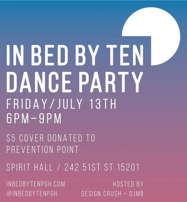 In Bed By Ten Dance Party to Benefit Prevention Point Pittsburgh