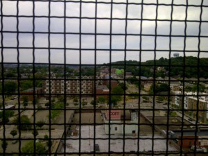 view from top of East Liberty Presbyterian Chuch