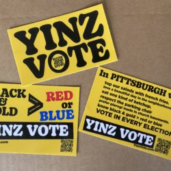 Yinz Vote stickers